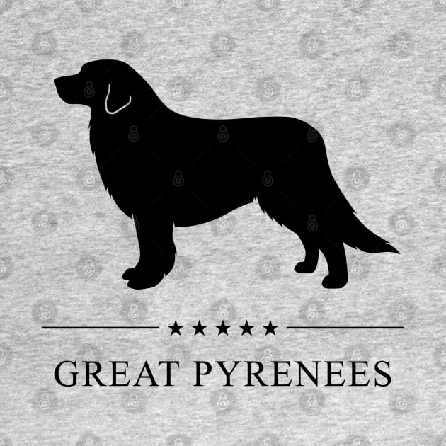 Great Pyrenees Black Silhouette by millersye